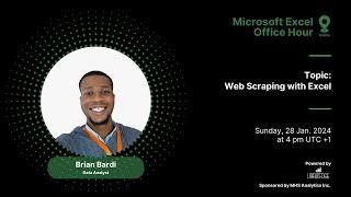 Excel Office Hour 167: Web Scraping with Excel