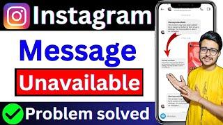 Instagram Message Unavailable | Message unavailable This content may have been deleted by its owner