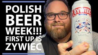 ZYWIEC 1856|5.6%ABV| Polish lager Beer Review!! Polish beer week!!!