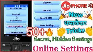 50+ online Settings in All Jio phones 