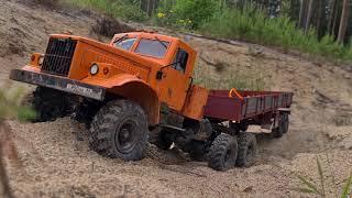 rc kraz 255 6x6 in the sand pit