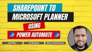 Create Planner Tasks from SharePoint list with attachment|Power Automate #powerautomate #sharepoint