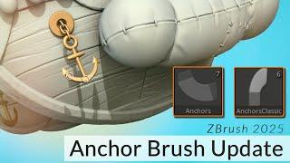 ZBrush 2025 Anchor Brush Update: New Bend Anchor Brush + Tips!