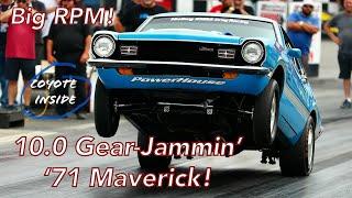 Mega-RPM '71 Maverick Stick-Shift Screamer | Coyote-Swapped NMRA Ford Factory Stocker