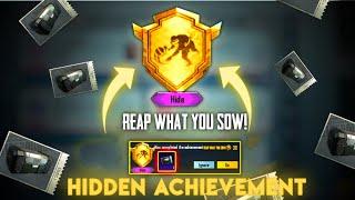 7TH HIDDEN ACHIEVEMENT IN BGMI // EASY WAY TO ( REAP WHAT YOU SOW ) HIDDEN ACHIEVEMENT IN PUBG