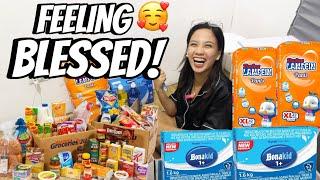 GROCERY HAUL PARA SA BAGONG BAHAY!(BONGGA! ANG DAMING STOCKS ni GAB!)