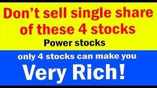 Don't sell single share of these 4 Stocks | Best stocks to invest now | Multibagger stocks for Rich