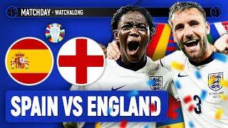Spain 2-1 England LIVE STREAM WatchAlong | EURO 2024 Final!
