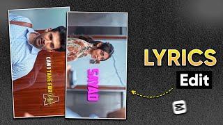 Movie Scene Lyric Video Editing | Instagram Trending Reels Video Editing 