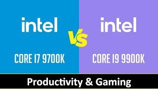 Intel Core i7 9700K vs Intel Core i9 9900K - Productivity & Gaming (RTX 2080 Ti)