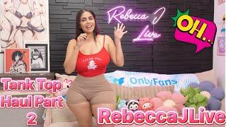 Tank Top Try on haul w/ RebeccaJ