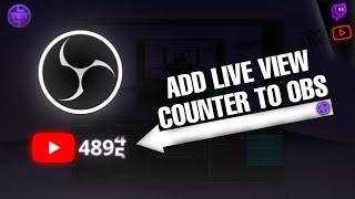 How To Add View Counter to OBS Studio
