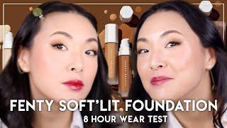 NEW Fenty Soft'lit Foundation Review + 8HR WEAR TEST