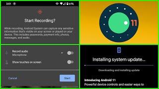 How To Screen Record With Android 11!