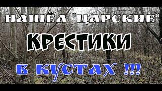 №106 НАШЁЛ ЦАРСКИЕ КРЕСТИКИ В КУСТАХ. ПОИСК МОНЕТ И СТАРИНЫ С ЭКВИНОКС 800. КОП 2022.