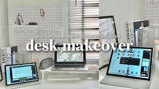 aesthetic desk makeover  | shopee finds, organization, minimalist pinterest inspired 