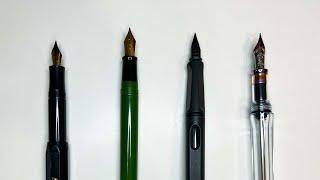 Fountain Pens + Inks for Urban Sketching | Kaweco Sport, Sailor Fude de Mannen, LAMY Safari, TWSBI