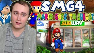 SMG4: Mario goes to subway and purchases 1 tuna sub with extra mayo | Reaction