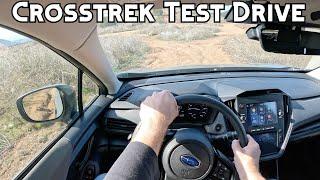 2024 Subaru Crosstrek Base Model Off Road and On Road POV Test Drive