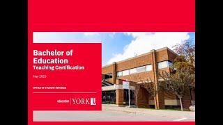 York University Faculty of Education info session with Toronto Metropolitan University students