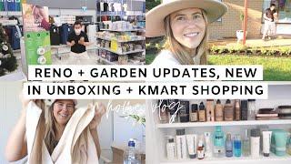 RENO + GARDEN UPDATES, NEW DELIVERIES UNBOXING + KMART SHOPPING | Paige Kennedy