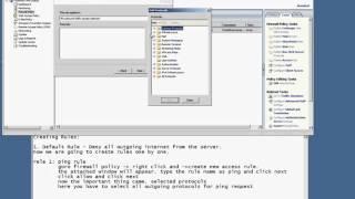 How to Create Ping Rules in TMG 2010