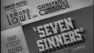 Seven Sinners (1936) [Thriller]