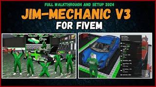 Jim Mechanic V3 | Qbcore | ESX | Installation And Setup | Best In The Market | 2024 |