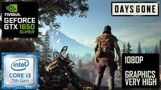 GTX 1650 SUPER + I3 7100 | DAYS GONE GAMEPLAY