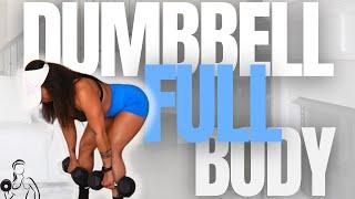 20 Minute FULL BODY Dumbbell Strength Training Workout (follow along)