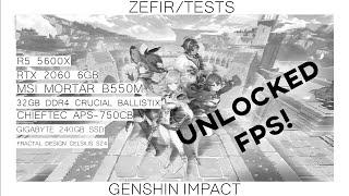 R5 5600X - RTX 2060 6GB OC - GENSHIN IMPACT 2023 Performance Test