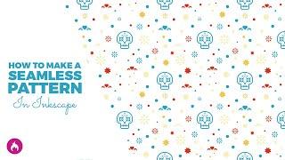 How to make a repeating Mexican vector pattern Inkscape tutorial