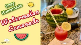 Easy Homemade Watermelon Lemonade