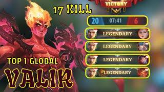 Valir Best Build 2022 | 17 Kill Insane Damage | Valir Build 2022  | Build Top 1 Global Valir - MLBB