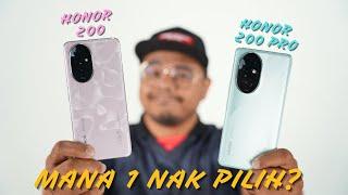 PENING Nak pilih yang Biasa atau Pro terus - Honor 200 vs Honor 200 Pro