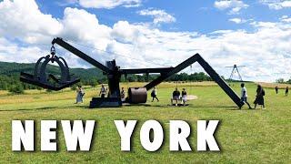 Exploring STORM KING New York | The Largest Outdoor SCULPTURE PARK in the USA【4K】