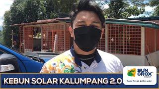 RUMAH KEBUN SOLAR Penjaga kebun kini guna barang elektrik lampu, kipas, peti sejuk, pagar elektrik