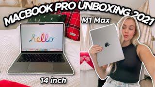 MacBook Pro 2021 Unboxing & Set Up | 14 Inch M1 Max