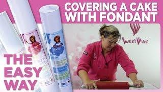 How to Cover a Cake with Fondant