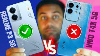 Realme P3 5G vs VIVO T4X 5G Full Comparison  Best Phone Under 15000 in 2025