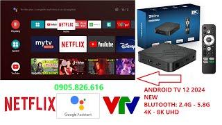 Android TV Box Z8 Pro 8K Đáng Mua Nhất 2023 2024 Android TV 12 Kèm Khiển Giọng Nói