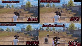 60 Fps Vs 90 Fps Vs 120 Fps in Pubg Mobile | Asus Rog Phone Vs Iphone Vs Oneplus 8 Pro