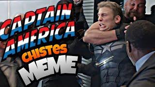 Capitan América MEME contando CHISTES