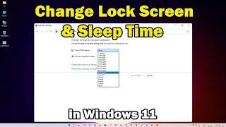 How to Change Lock Screen and Sleep Time in Windows 11 PC or Laptop