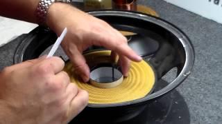 How to Recone a JL Audio 12W6 or 10W6 Subwoofer - Repair Rebuild