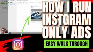 How I run Instagram ONLY ads for lead generation