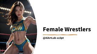 【AI & Art Reina 麗奈】Female Wrestlers