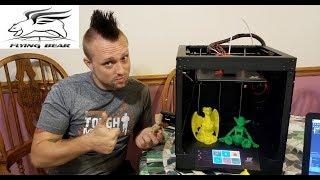 Flying Bear Ghost 3D Printer Unboxing and Review. Wifi Wireless 3D printer.