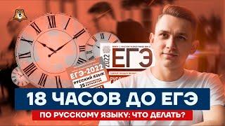 18 часов до ЕГЭ по русскому языку: что делать? | Русский язык ЕГЭ 2022 | Умскул