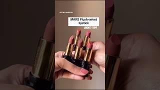 Highly pigmented affordable MARS plush velvet lipstick #ytshorts #shorts